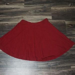 Wine Mini Skirt